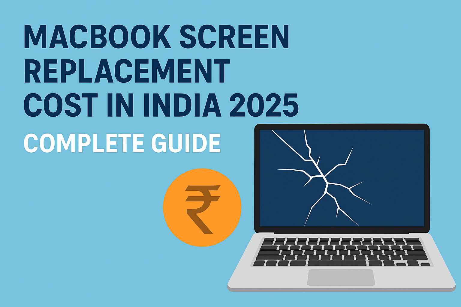 MacBook Screen Replacement Cost in India 2025 | Complete Guide